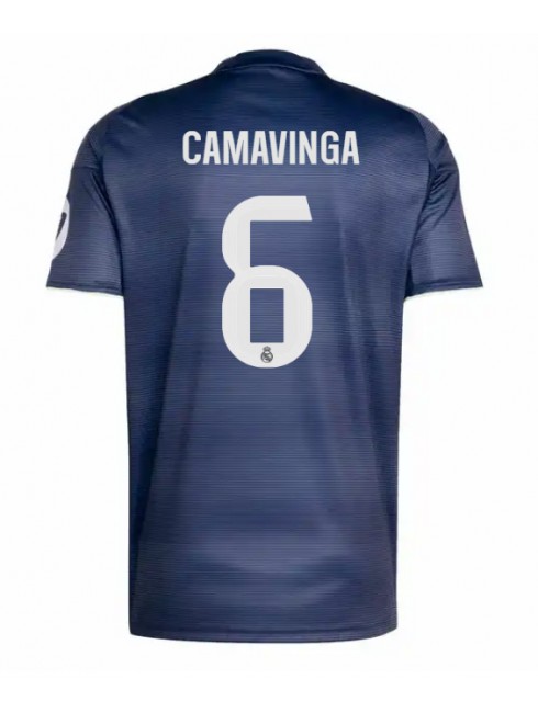 Real Madrid Eduardo Camavinga #6 Replika Borta Kläder 2025-26 Kortärmad Real Madrid Eduardo Camavinga #6 Replika Borta Kläder 2025-26 Kortärmad